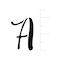 2&#x22; Formal Alphabet Stencils by Craft Smart&#xAE;